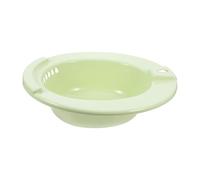 Toyvian Portable Sitz Bath for Women Toilet Seat, Plastic Wash Basin with Overflow Hole, Bathroom Aid for Elderly, Pregnant and Postpartum Care, Wall-mountable Soothing Potty Training Seat