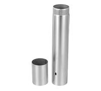 Toyvian Portable Stainless Steel Diploma Tube for Birth Certificate Storage with Effective Document Protection and Stylish Design, for Birthday and Mother's Day Gift