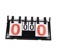Toyvian Portable Tabletop Scoreboard Durable Flip Scorekeeper for Soccer Basketball Table Tennis Printing Easy to Use Score Accessories