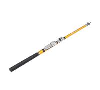 Toyvian Portable Telescopic Sea Fishing Rod Lightweight Soft-tailed Extension Rod with Metal Guide Rings and Anti-slip Grip for Outdoor Fishing Gear