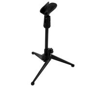 Toyvian Portable Tripod Microphone Clip Stand for Desktop Tabletop Mic Support Holder for Podcasting and Singing