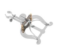 Toyvian Portable Trumpet Music Clip Lightweight Clamp Lyre for French Horn Clarinet Marching Band Practice Durable Metal Music Holder