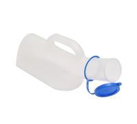 Toyvian Portable Urine Plastic Male Bottle 1000ml Capacity Large Urinal Container Practical Pot for Elderly and Pregnant Women, Bedside for Home and Camping Use