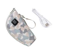 Toyvian Portable USB Newborn Bottle Warmer 5v 2a Pu Milk Bottle Sleeve with 3 Modes Chic Fashionable Design for Outdoor Baby Feeding Random Color