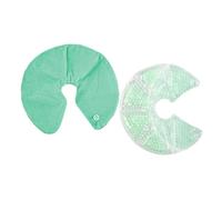 Toyvian Postpartum Breast Gel Pad with Washable Cover Soft Flexible Breast Therapy Pad for Engorgement Relief Swelling Soothing Reusable Gel for Nursing Mothers