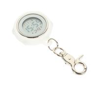 Toyvian Precision Pocket Watch for Nurse with Silicone Material and Keychain Design, Super Lightweight Hanging Watch for Daily Life and Hospital Work, Convenient to Carry with Simple
