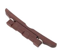 Toyvian Precision Wooden Mandolin Bridge Saddle Clamp for Acoustic Guitar Parts Replacement with Versatile Use and Precise Tuning, for Performances and Recordings in Coffee Colour