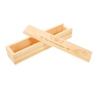 Toyvian Pregnancy Test Keepsake Box Wood Holder for Surprise Announcement Pregnancy Reveal Box Storage for Dad Grandparents