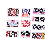 Toyvian Pregnant Woman Belly Sticker Non-Reflective Photograph Sticker Paper Material 10pcs Pregnancy Photo Shoot Collage Props for Lady