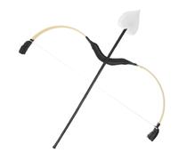 Toyvian Primitive Tribal Arrow and Bow Costume Prop Set for Halloween Party and Stage Role Play Lightweight Cosplay Accessories with Detailed Arrow Design Compact for Easy Carrying