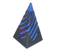 Toyvian Printed Spiral Cone Fidget for Adults Modular Pyramid Design with Unique Visual Illusions Sensory Stress Relief Puzzle for Relaxation and