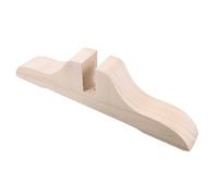 Toyvian Privacy Screen Panel Bracket Wooden Screen Stand with Enhanced Stability and Multi-scene Adaptability, Beige Room Divider Base for Bedroom and Office Settings