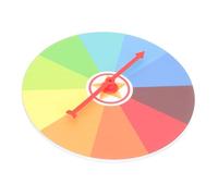 Toyvian Prize Wheel Wall-mounted Lottery for Indoor Party Games Classroom Carnivals Trade Shows with Use Compact Design