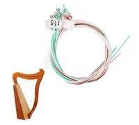 Toyvian Professional Nylon Lyre Strings Set with 15 Stable and Uniform Strings for Classical Lyre Learners, Sturdy Harp Accessory for Musicians Seeking Reliable Replacement Kit