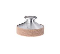 Toyvian Professional Saxophone Mute Alto Sax Mute Saxophone Sound Dampener Metal Material Beige/silver