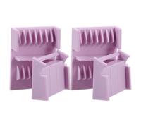 Toyvian Professional with Easy Attachment, Abs Material for Hair Trimming 2pcs Hair Clipper Limit Comb Attachments and Precise Length Control, Suitable for Sensitive Scalps and DIY Use