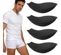 Toyvian Protection Men's Underwear Swimming Trunk Pad with 4-Piece Breathable Sponge Pad Lightweight and Portable for Outdoor Sports and Protection When Wearing Shorts or Swimwear