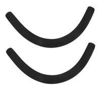 Toyvian Protective Stroller Handlebar Cover 2pcs Sponge Armrest Sleeve in Black Universal Fit for Baby Stroller Bar Easy to Use Pram Armrest Cover