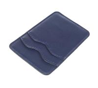 Toyvian PU Leather Credit Card Holder for Mobile Devices Easy Adhesive Attachment Compatible with Multiple Phone Models