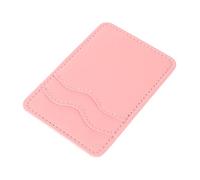 Toyvian PU Leather Dual Card Slot Phone Wallet Adhesive Back Sticker Holder Compatible with Multiple Smartphone Models Supports Wireless Charging for Convenient Id and Credit Card Storage