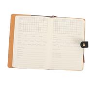 Toyvian PU Leather Golf Scorecard Holder Book Cover Compact Scorebook for Golfers Portable Golf Score Recording Notebook with Elegant Gift Box for Back Pocket Use