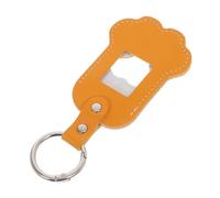 Toyvian PU Leather Pet Hair Storage Keychain Paw Shape Memorial Keepsake with Photo Holder Lightweight Portable Dog Hair Collector Pendant for Cherished Pet Remembrance