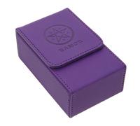 Toyvian Pu Tarot Card Storage Box Magnetic Lid Portable Altar Case for Tarot Cards Compact Design for Easy Use