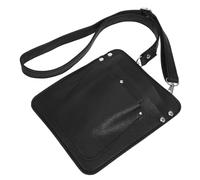 Toyvian Pu Tool Organizer Waist Pouch for Gardeners and Florists Sturdy Black Electrician Tool Bag with Multiple Pockets for Pruning Shears for Gardening and Flower Arranging