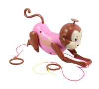 Toyvian Pull String Monkey Montessori Inspired Sensory Development Game for Interactive Play Engaging Rope Puzzle for Attention Training and Imagination