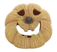 Toyvian Pumpkin Shaped Reptile Hide Cave Hiding Spot for Lizards Snakes and Spiders Safe Decorative Resin Habitat for Pets for Comfort and Aesthetics