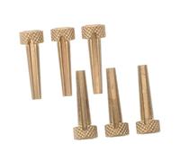 Toyvian Pure Copper Guitar String Nails for Acoustic Guitar Metal Tuning Pegs Bridge Pins Parts and Accessories