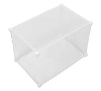 Toyvian Pvc Cat Litter Box Splash Guard with Stable Three-sided Design and Open Structure for Effective Splash Protection in Pet Toilets