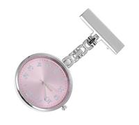 Toyvian Quartz Watch for Nurse Hanging Pendant Alloy Key Shape Waterproof Design for Clinic Staff and Paramedics, Easy to Carry with Large Numbers, Size 8.00X4.00X0.70Cm