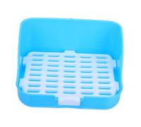 Toyvian Rabbit Litter Tray Pet Toilet Trainer Splashproof Design Safe Abs Material for Easy Cleaning