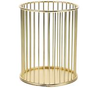 Toyvian Rack Feeder Holder for Guinea Pigs and Chinchillas, Large Capacity Iron Metal Hay Rack with Sturdy Design and Scratch-resistant Finish in Golden Colour for Small Animal Feeding