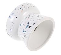 Toyvian Raised Ceramic Cat Food Bowl and Water Bowl for Puppies and Cats with Large Capacity and No Dead Corners for Easy Cleaning, for Feeding Pets