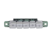 Toyvian Range Hood Control Panel Plastic and Metal Material with 5-button Push Switch, Precise Control and Universal Compatibility for Household Appliances for Home Cooking Use