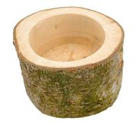 Toyvian Rat Pet Feeder Wooden Food Dish for Guinea Pig Chinchilla Rabbit Elegant Practical