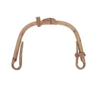 Toyvian Rattan Teapot Handle Replacement for Ceramic and Pottery Teapots 9-11cm Span, U-Shape Loop Design with Insulating Heat Resistant Natural Woven Cover for Casual Home Gatherings