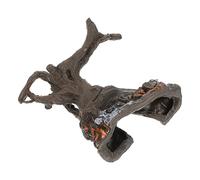 Toyvian Realistic Fish Tank Landscaping Ornament Tree Root Aquarium Decor Resin Craft with Minnow Hideout for Vibrant Aquariums Easy Care Fish Tank Decoration