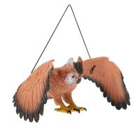 Toyvian Realistic Owl Bird Deterrent for Garden Outdoor Use Rotating Hanging Ornament to Frighten Bird Decor for Trees Patios and Balconies
