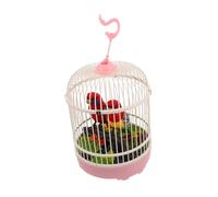 Toyvian Realistic Simulated Birdcage Toy Singing Birds Toddler Games for Kids Birdsong Bird Toys for Toddlers Unique Decor
