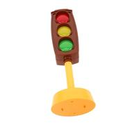 Toyvian Realistic Traffic Signal Interactive Red Yellow Green Traffic Lamp Model for Early Education Playset Safe for Enhances Cognitive Development