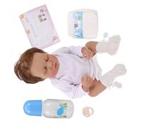 Toyvian Reborn Doll Realistic Newborn Boy Soft Body Nursing Model for Pretend Play with Accessories Lifelike Doll Supporting Emotional Growth and Interactive Fun Gift for Boys