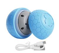 Toyvian Rechargeable Interactive Dog Ball for Puppies and Large Dogs, Emotionally Engaging Light up Automatic Moving Ball Made of Sturdy Abs and Tpu, for Travel at Home Use