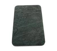 Toyvian Rectangle Marble Vanity Tray Rounded Corners Bathroom Counter Organizer Kitchen Serving Board for Makeup Food Storage
