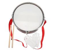 Toyvian Red Kids Snare Drum Set Educational Percussion Instrument with Strap Promoting Fine Motor Skills for Future Artists and Children