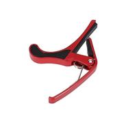 Toyvian Red Metal Guitar Capo for Bass and Banjo with Easy Repositioning and String Holding Function, Sturdy and Sl esign Suitable for Professional Guitar Players and Music Lovers