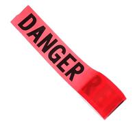 Toyvian Red Non Adhesive Barricade Tape Pe Barrier Roll 100m