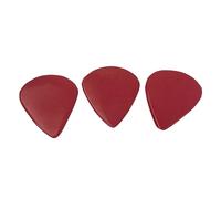 Toyvian Red Stone Guitar Plectrum Picks 3pcs 27x24x2mm Lightweight Natural Stone Thin Guitar Finger Picks